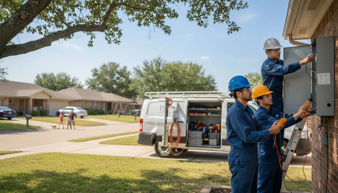 Certified electrician providing emergency electrical services in Ferris, IL